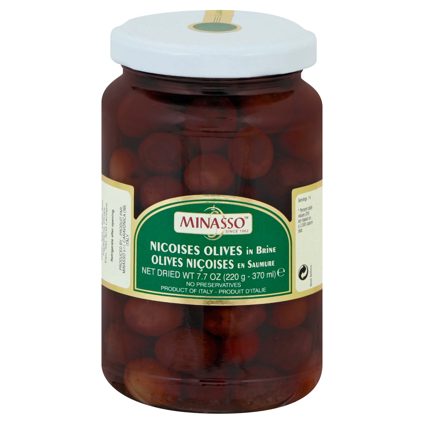 Minasso Olives 7.7 oz