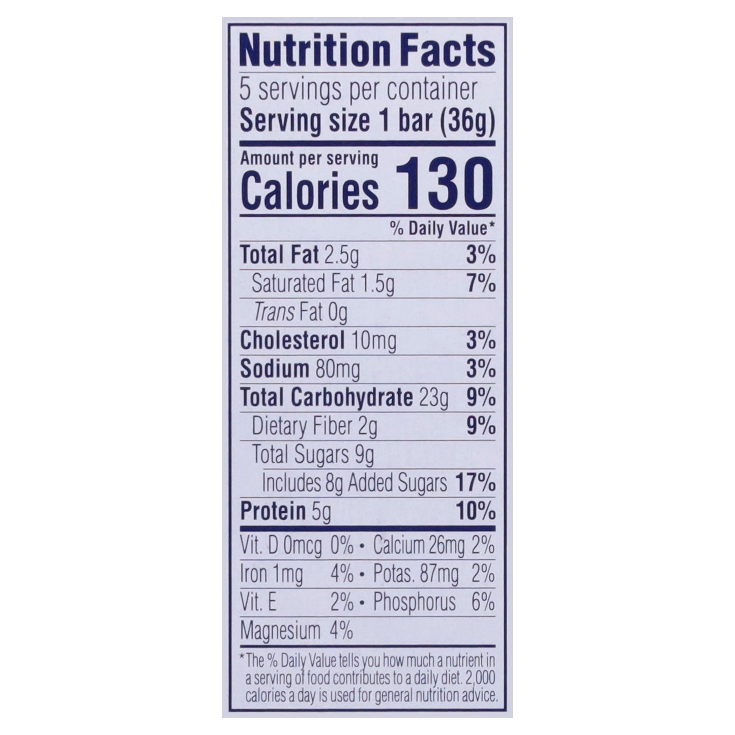Zbar Protein Whole Grain Crispy Chocolate Chip Snack Bars 5 - 1.27 oz Bars