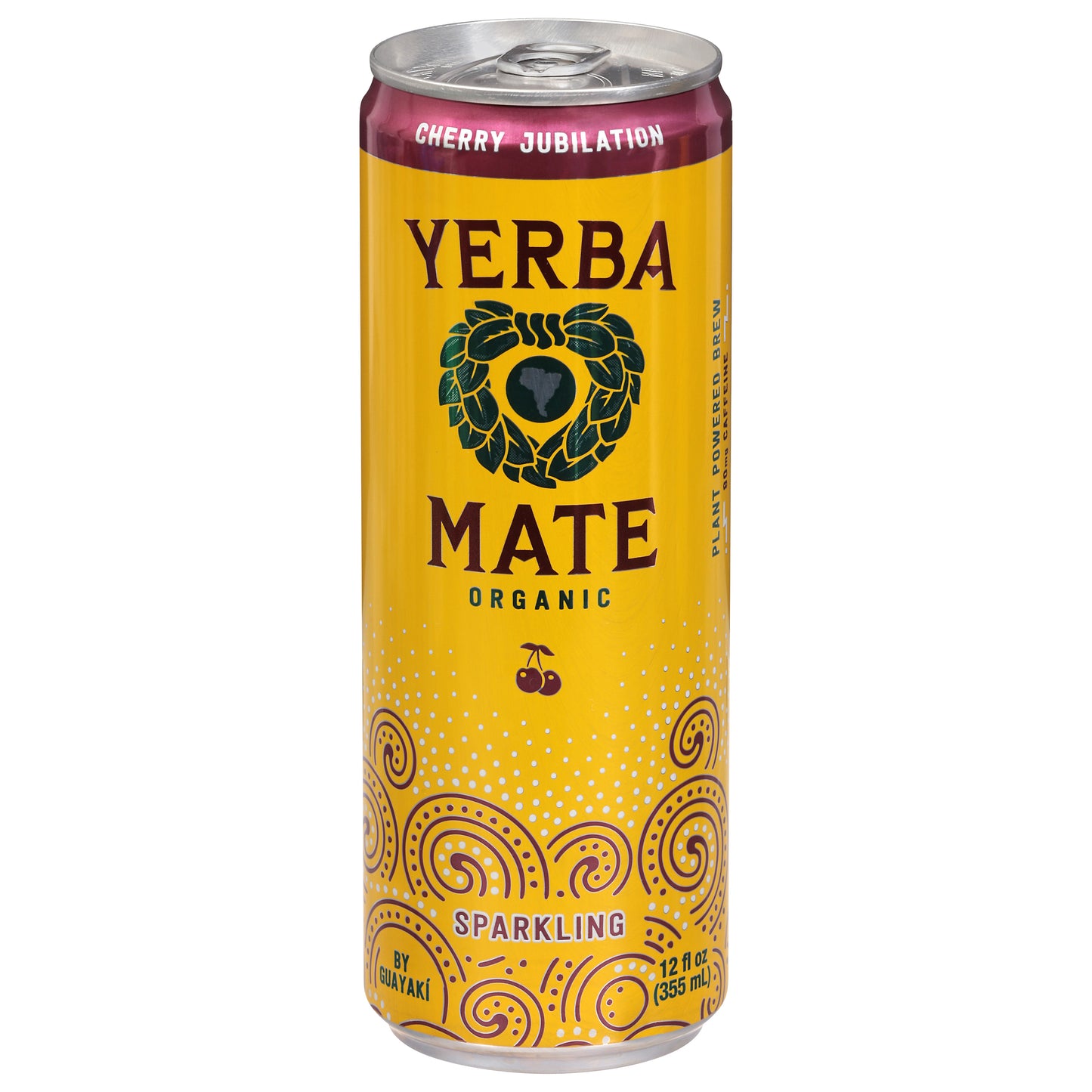 Guayaki Organic Sparkling Cherry Jubilation Yerba Mate 12 fl oz