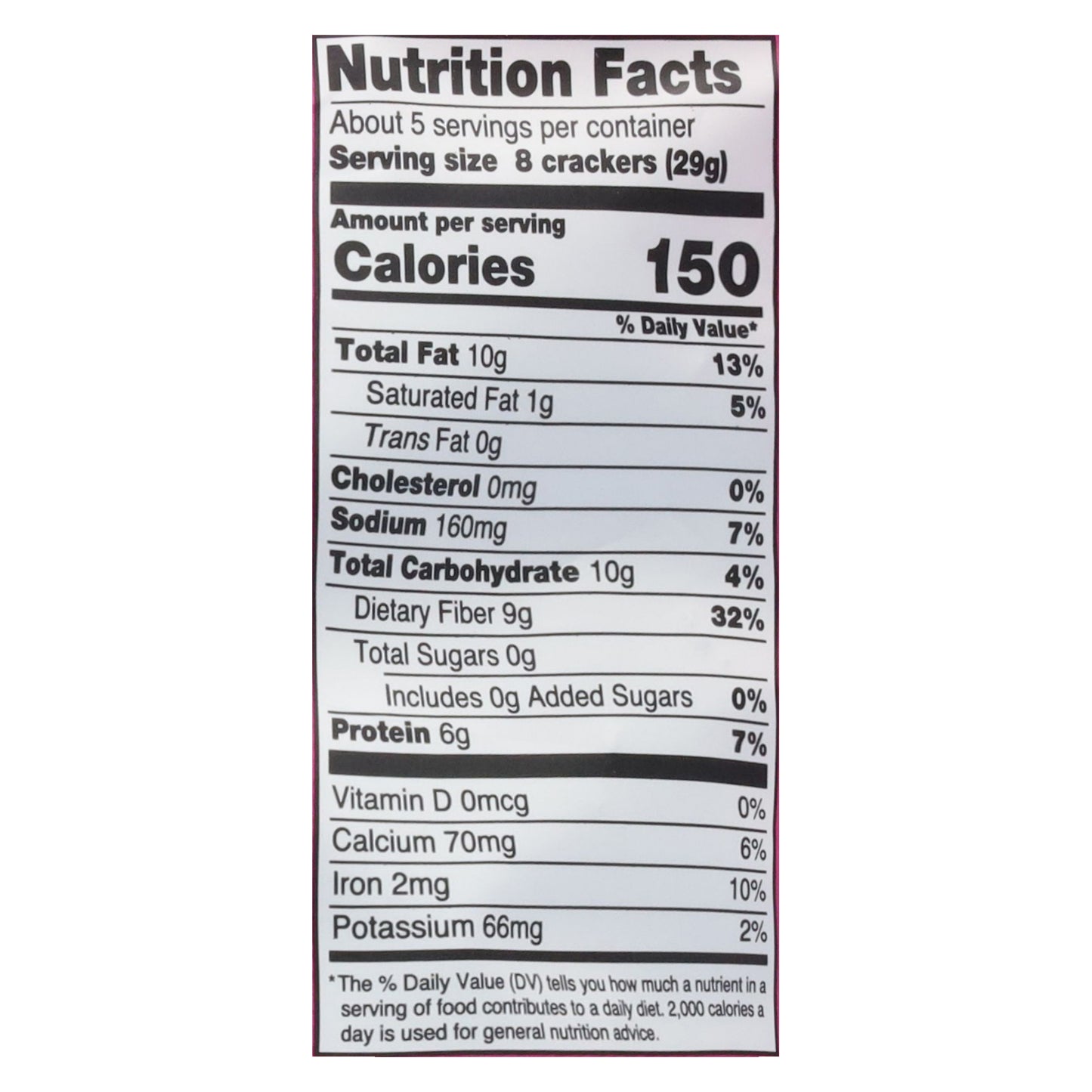 Flackers Organic Plant-Based Flax Seed Rosemary Crackers 5 oz