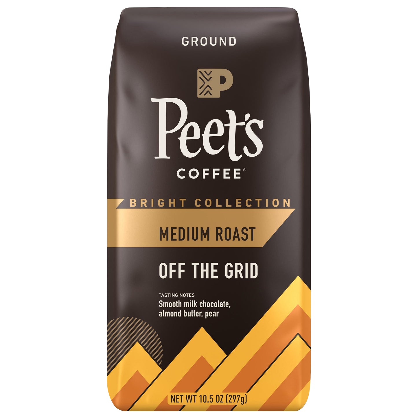 Peet's Coffee, Off the Grid Medium Roast Ground Coffee - 10.5oz Bag