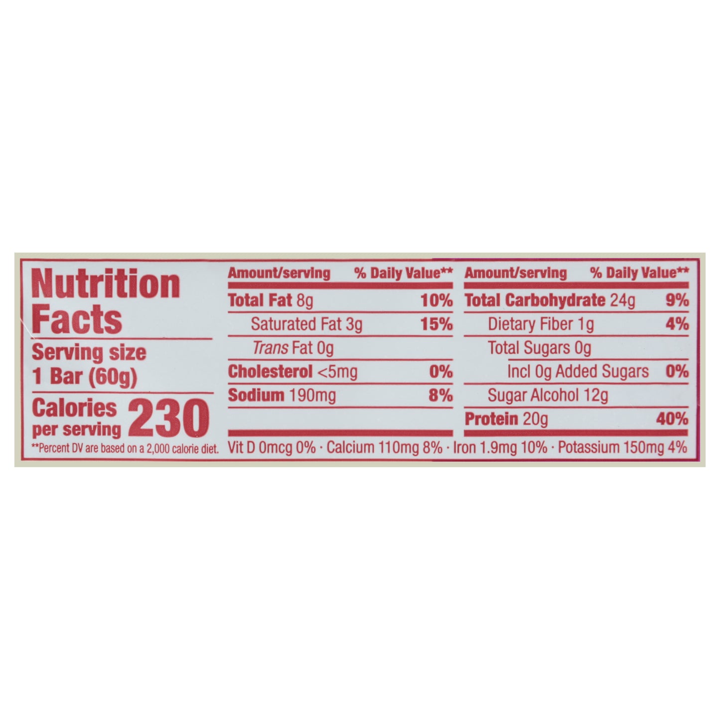 Think! High Protein Chocolate Fudge Protein Bar 2.1 oz