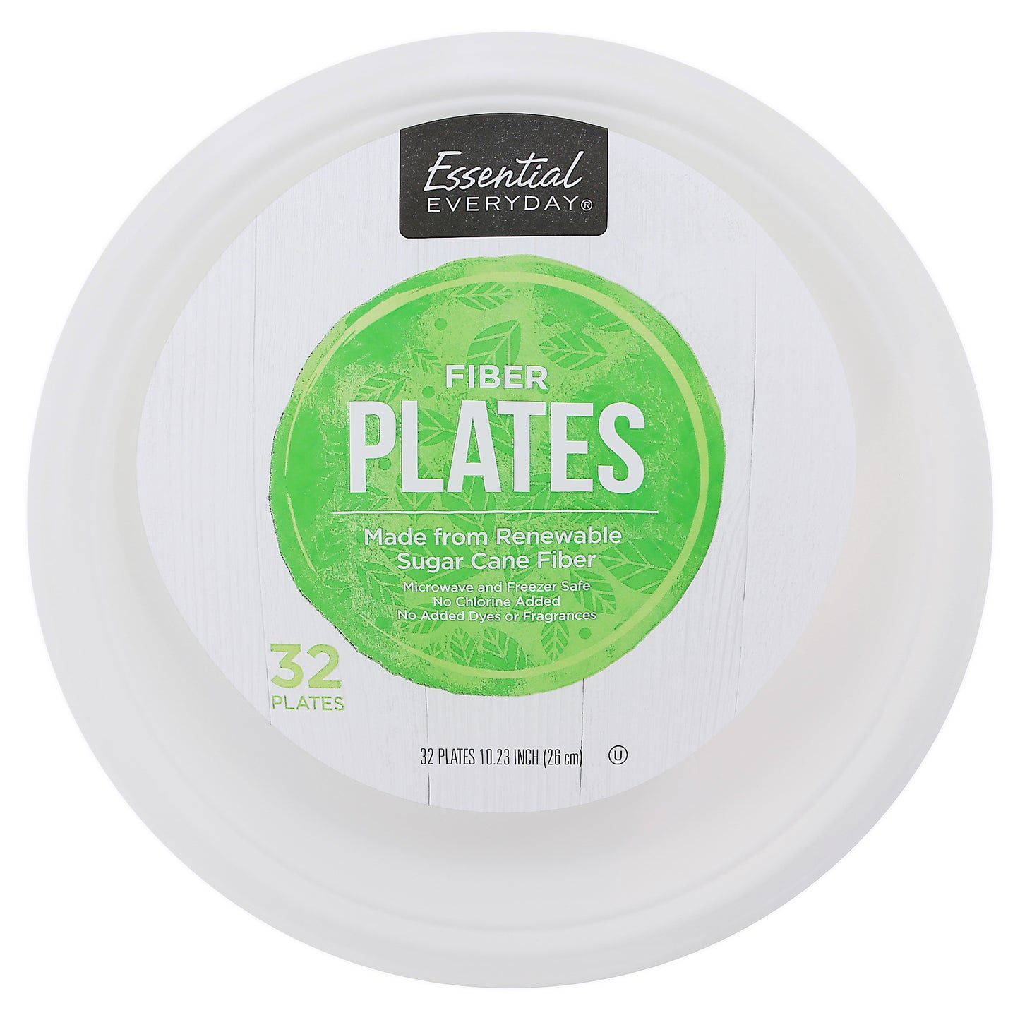 Essential Everyday 10.23 Inch Fiber Plates 32 ea