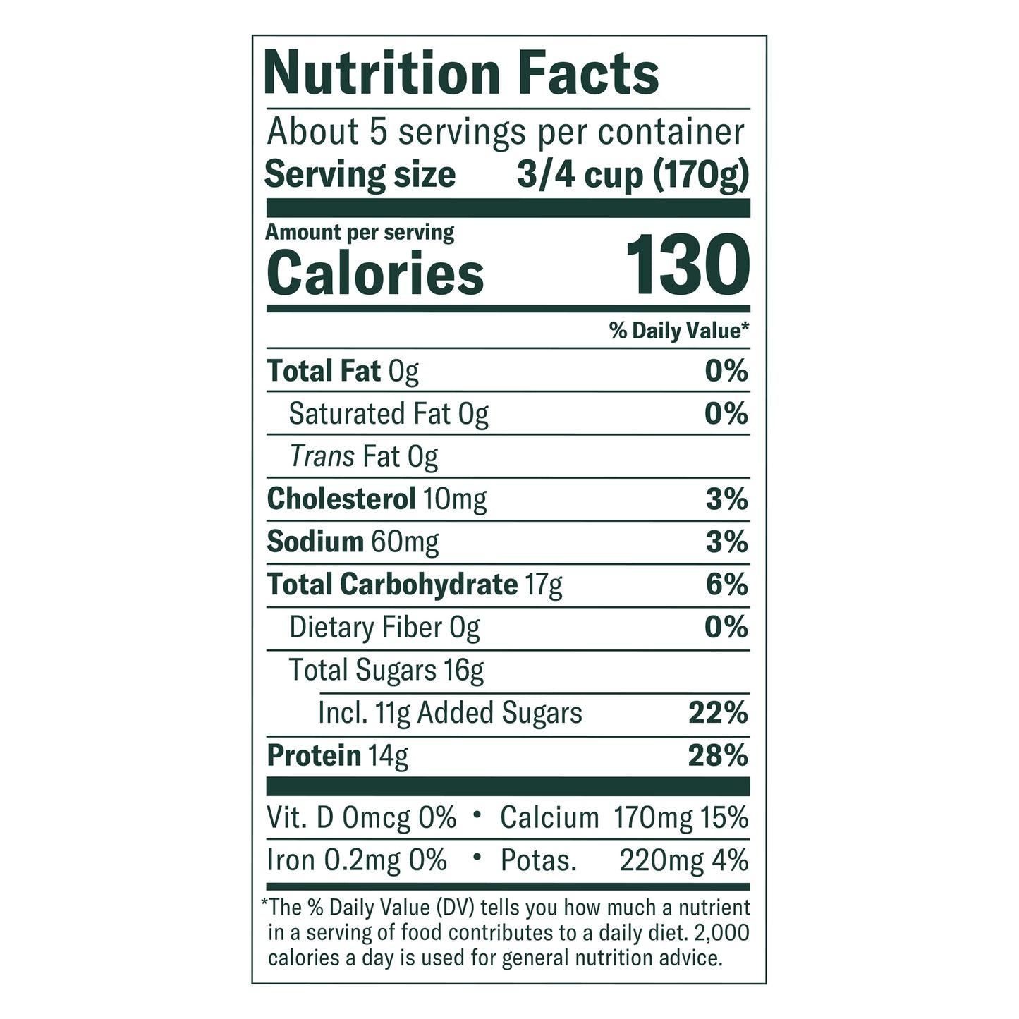 Chobani® Vanilla Non-Fat Greek Yogurt 32oz