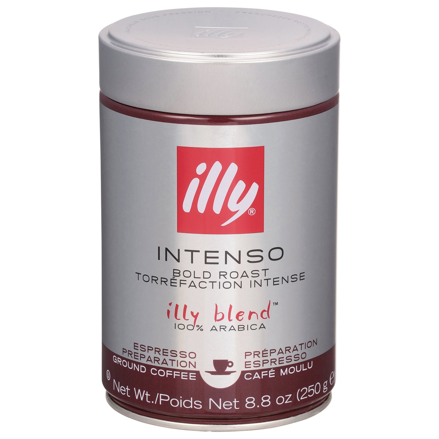 Illy Illy Blend 100% Arabica Ground Bold Roast Intenso Coffee 8.8 oz