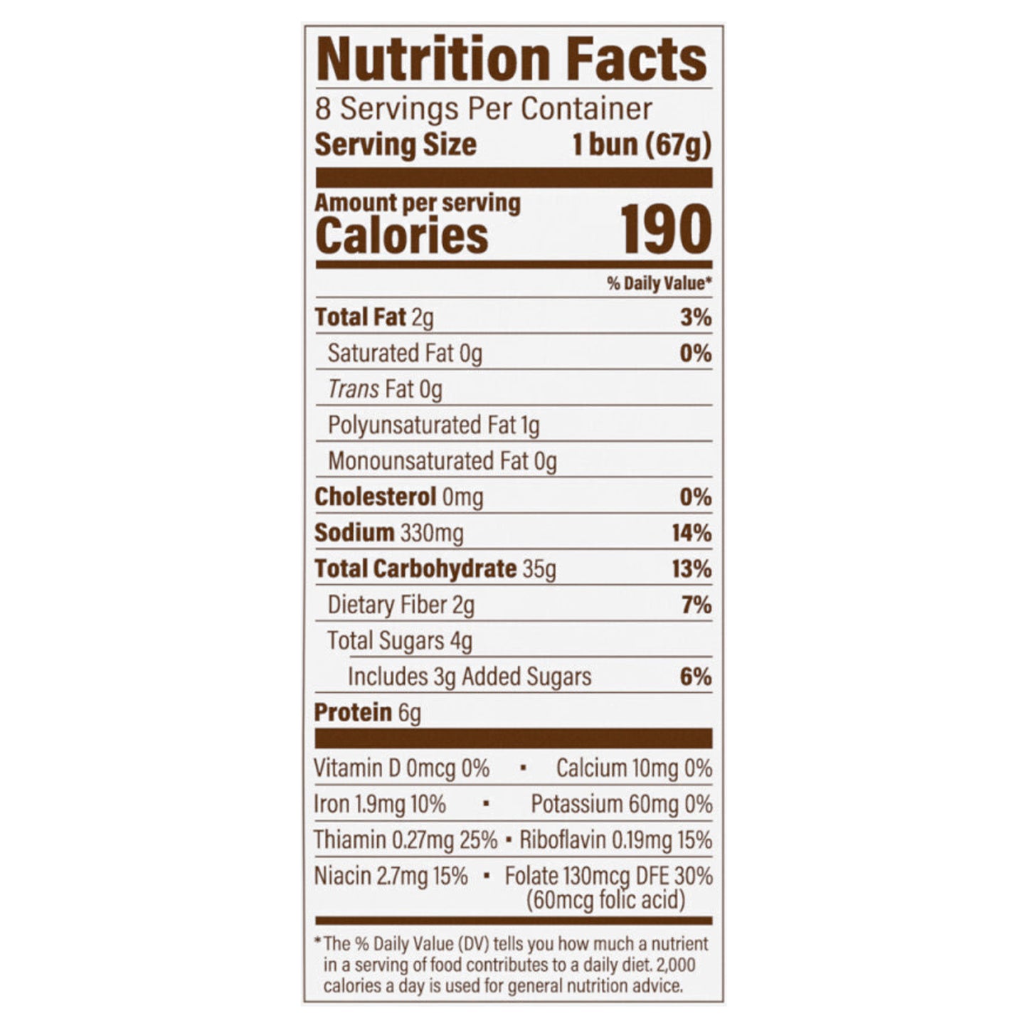 Alfaro's Artesano White Bakery Buns, 8 count, 19 oz