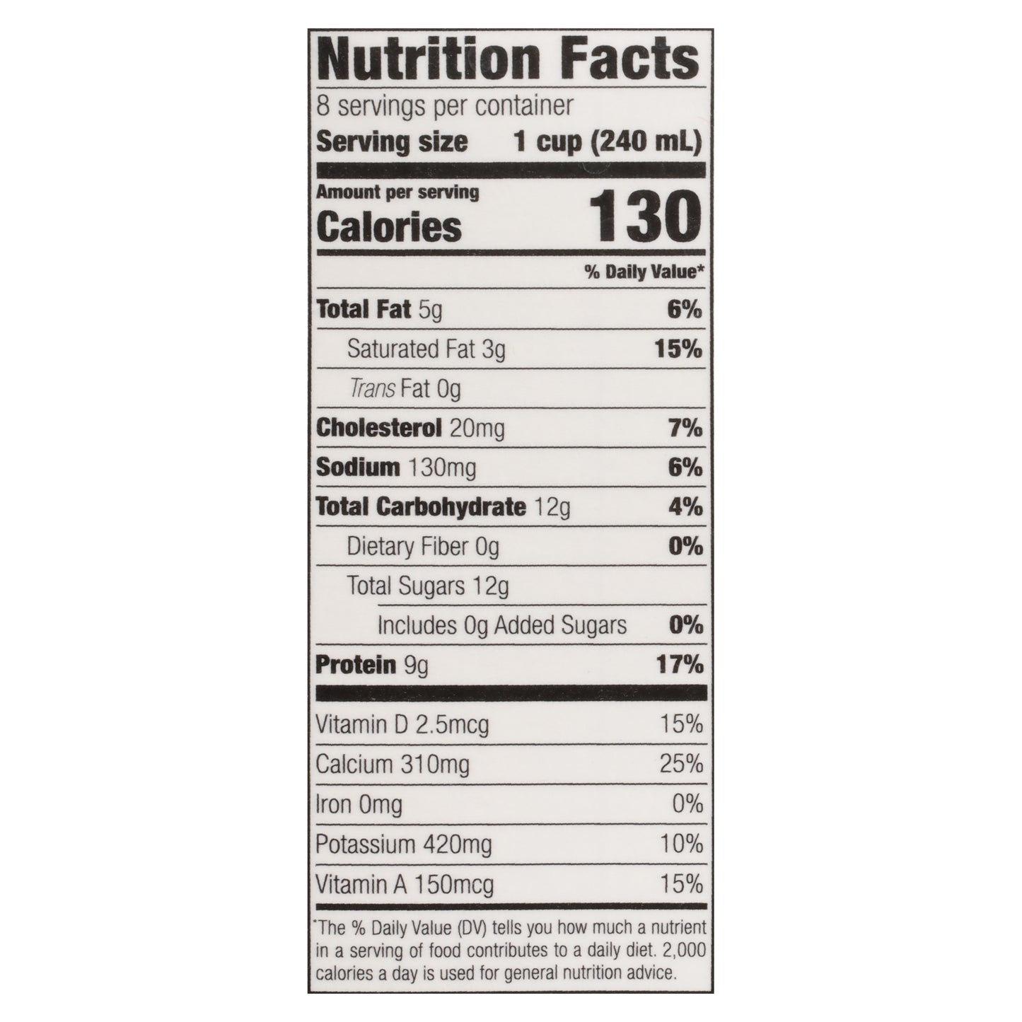 Clover Sonoma 2% Reduced Fat Lactose Free Milk 0.5 gal