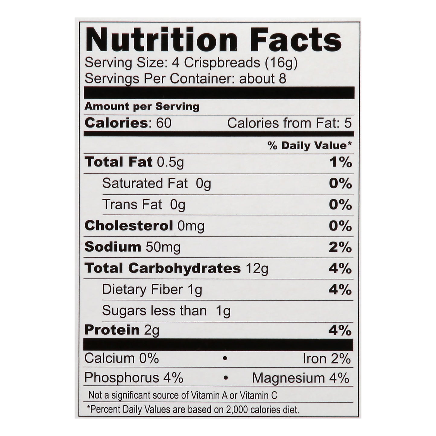 Le Pain Des Fleurs Crispbread 4.4 oz - Quinoa