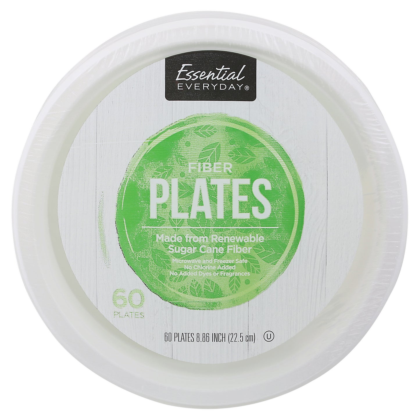 Essential Everyday 8.86 Inch Fiber Plates 60 ea