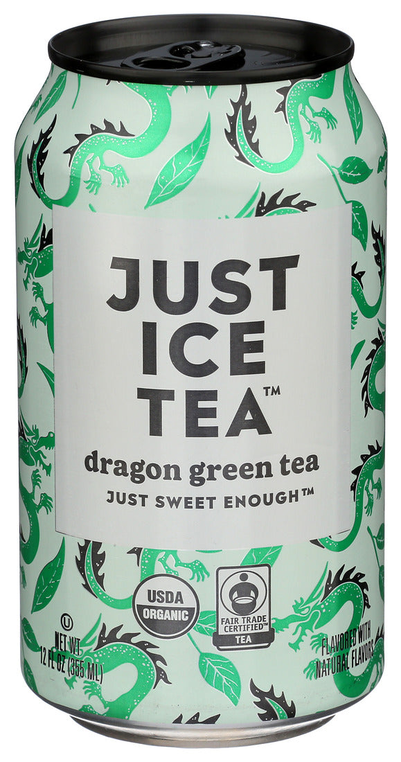 Just Ice Tea, Dragon Green Tea, 12 Fl Oz