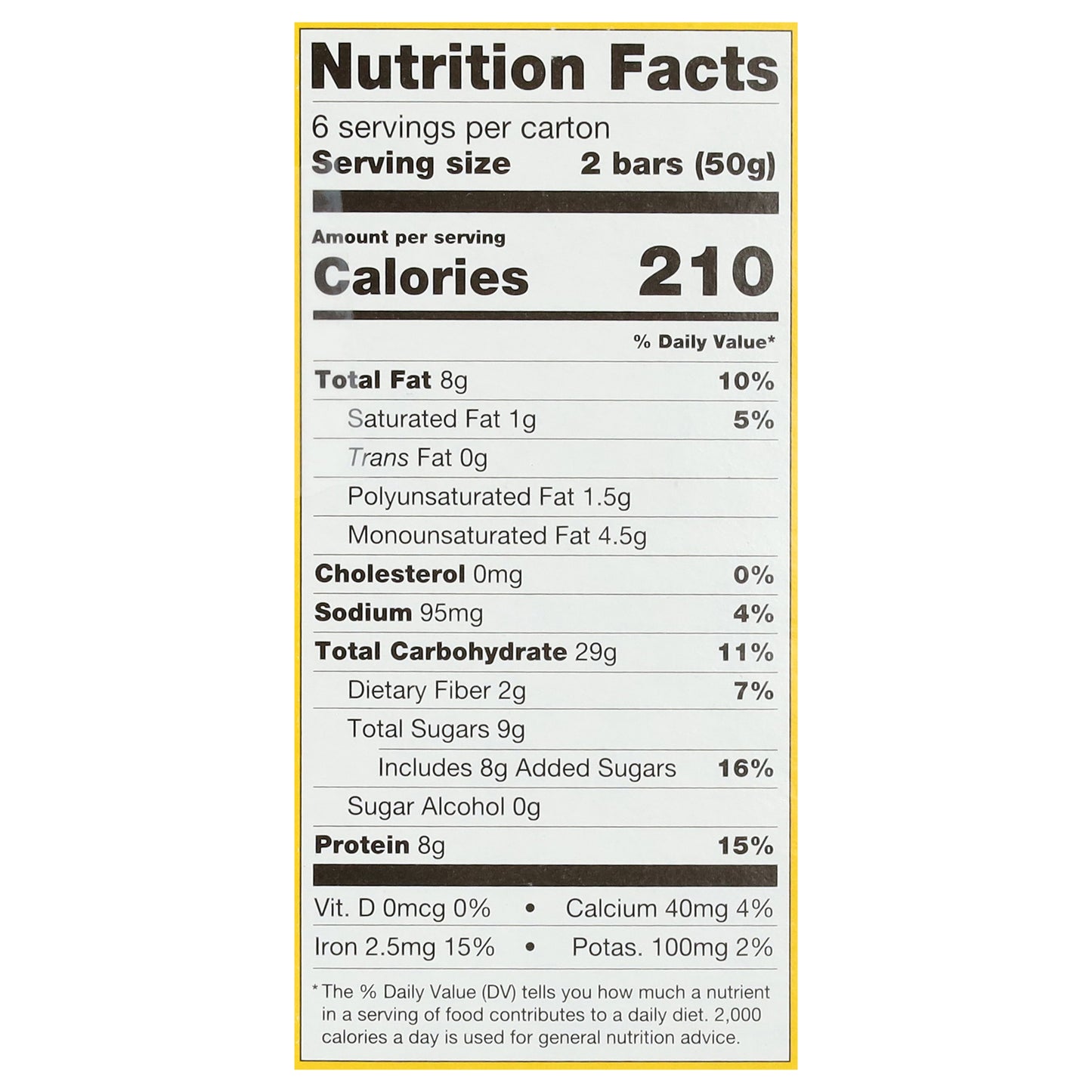 Kind Honey Hot Breakfast Bars 6 - 2 Bar Packs