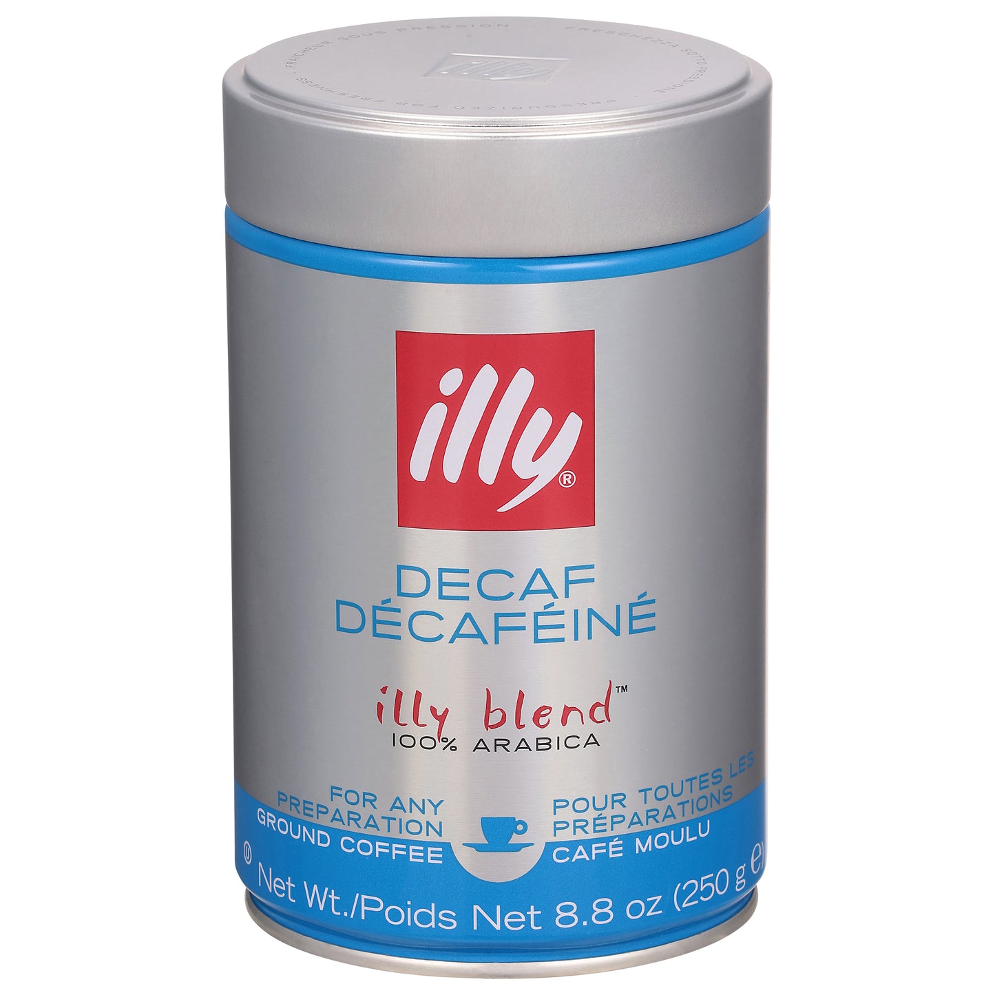Illy Illy Blend Decaf 100% Arabica Ground Coffee 8.8 oz