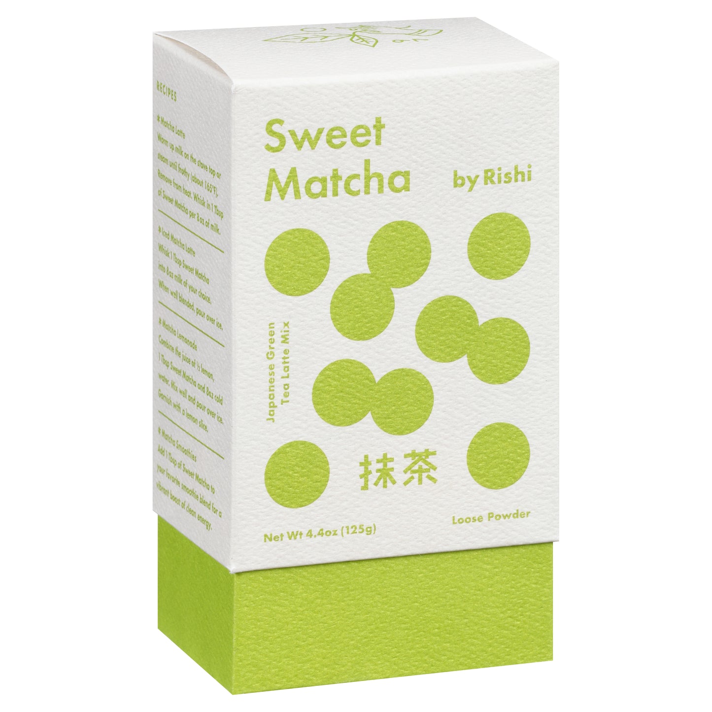 Rishi Loose Powder Sweet Matcha Japanese Green Tea Latte Mix 4.4 oz