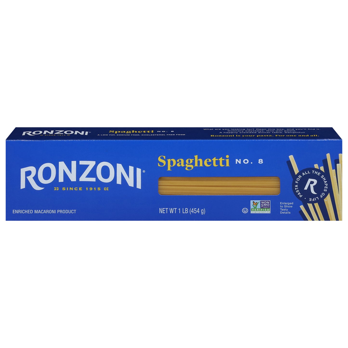 Ronzoni No. 8 Spaghetti 1 lb