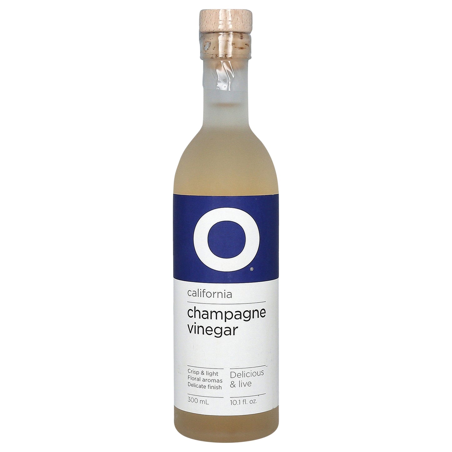 O California Champagne Vinegar 300ml (10.1oz) Glass