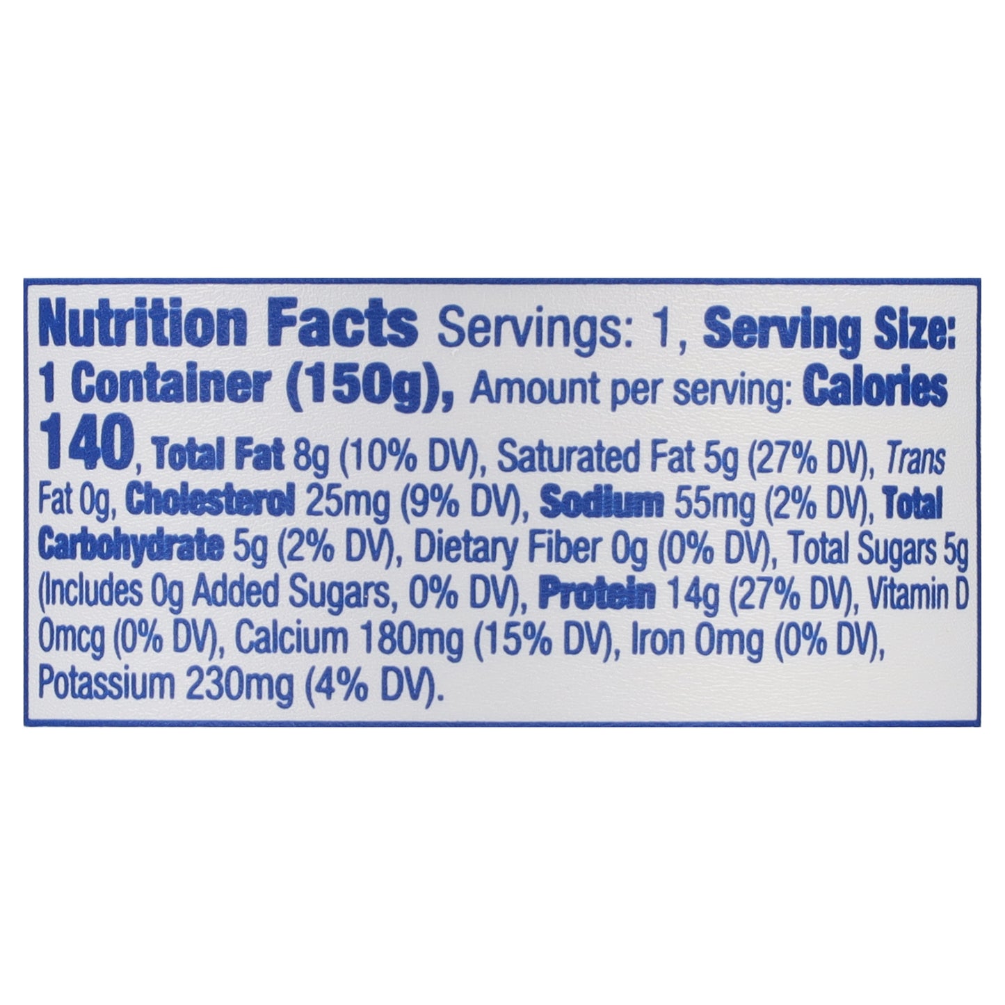 Fage Total Strained Whole Milk Greek Yogurt 5.3 oz