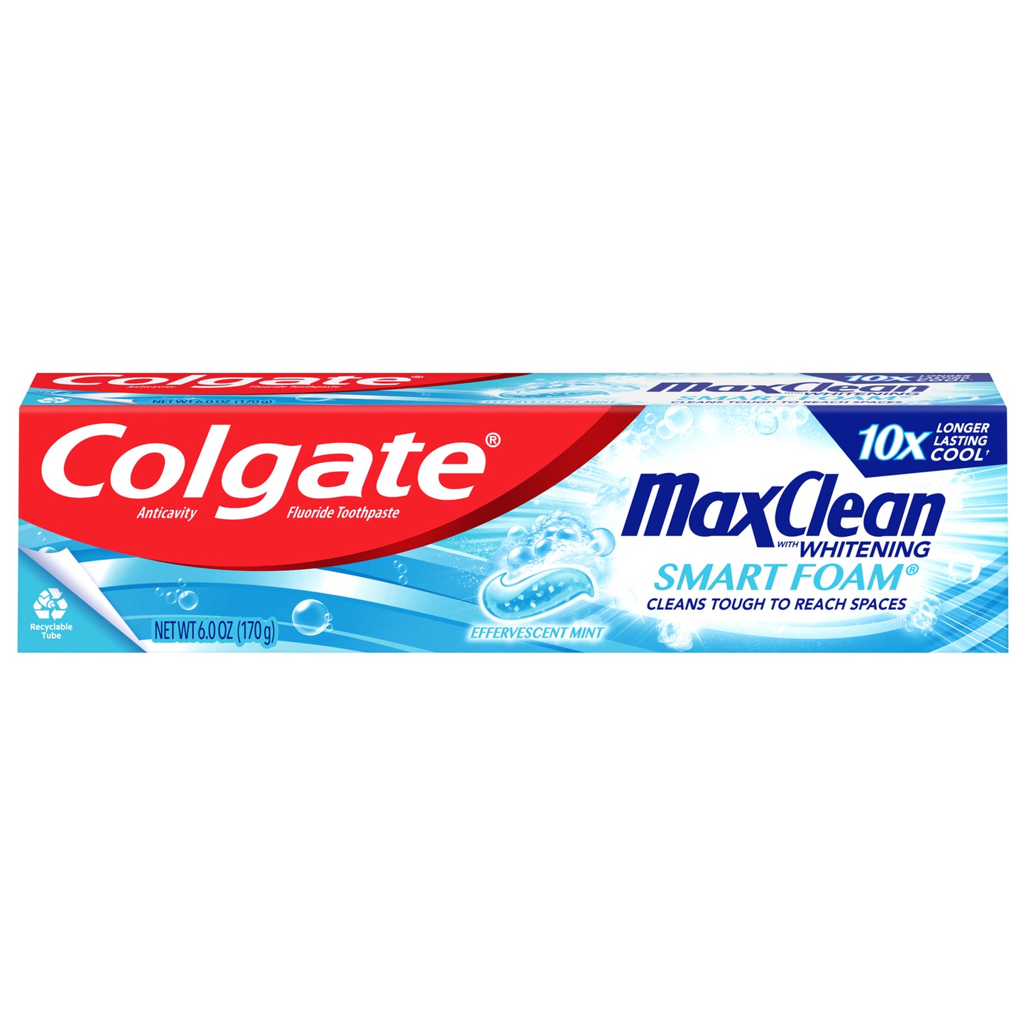 Colgate Max Fresh Smart Foam 6.0Oz.