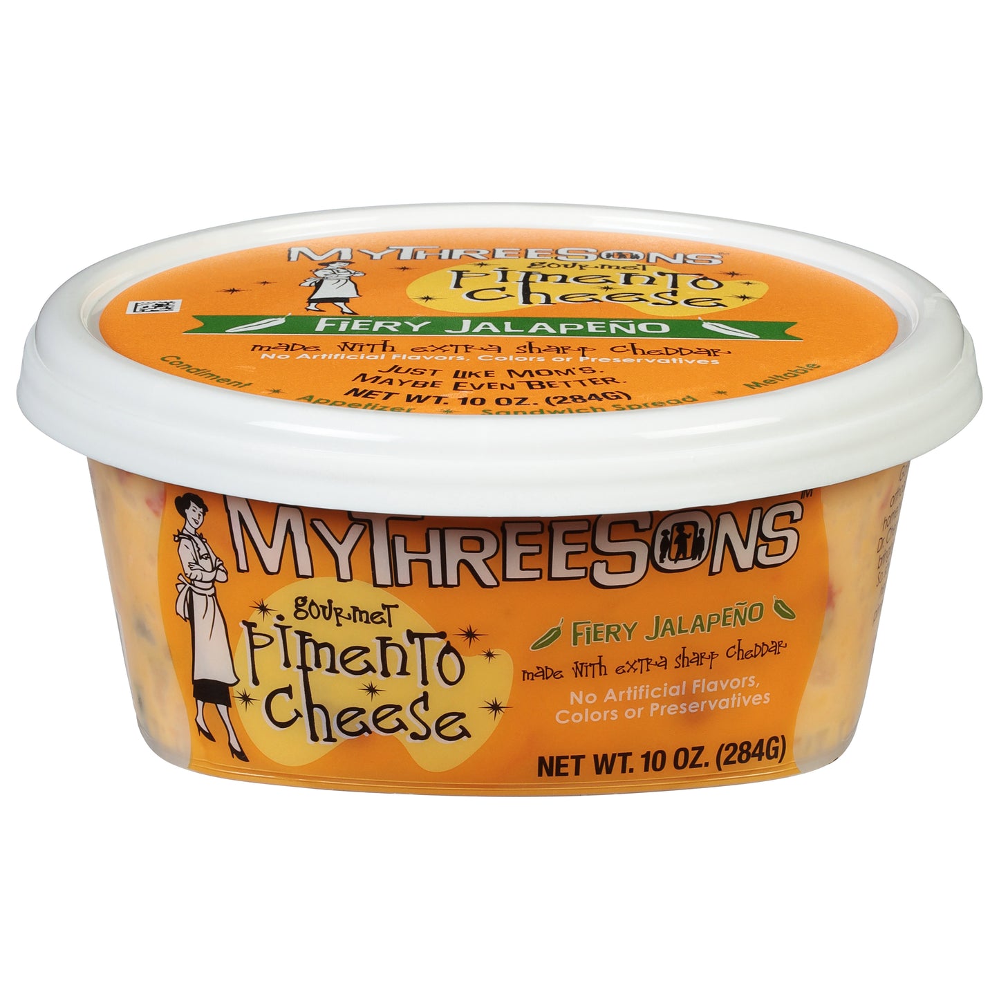 MyThreeSons Gourmet Fiery Jalapeno Pimento Cheese 10 oz