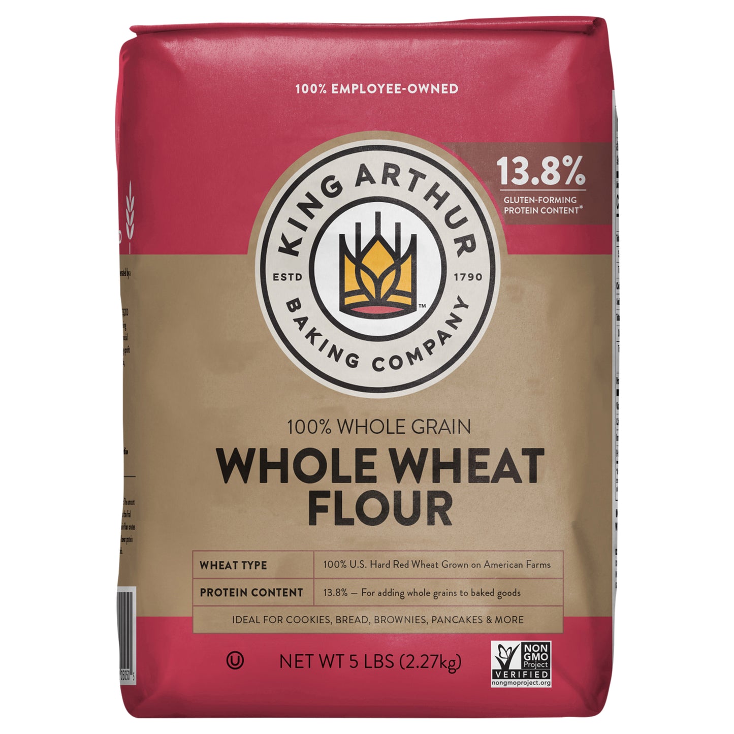 King Arthur Baking Company Whole Wheat Flour 5 lb