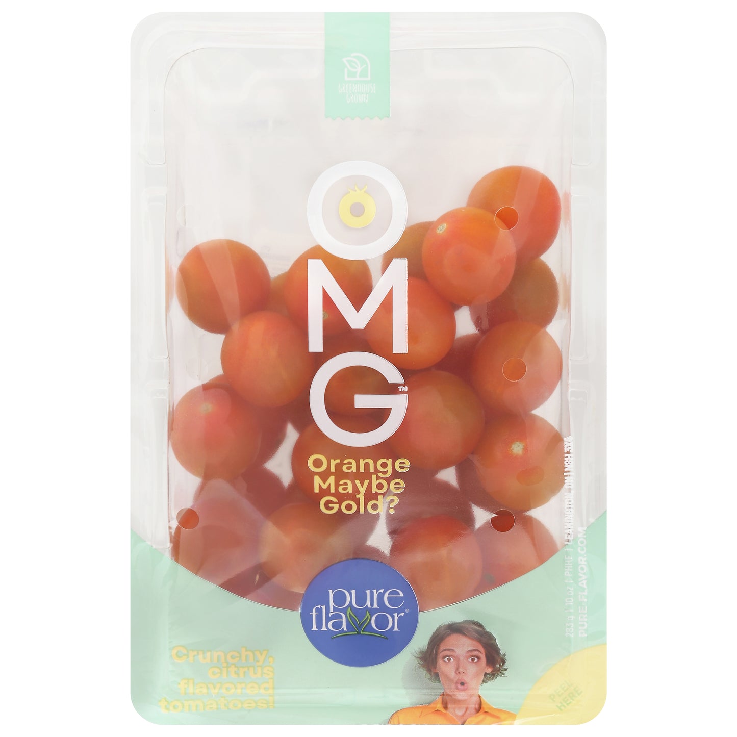 Pure Flavor OMG Crunchy Citrus Flavored Tomatoes 10 oz