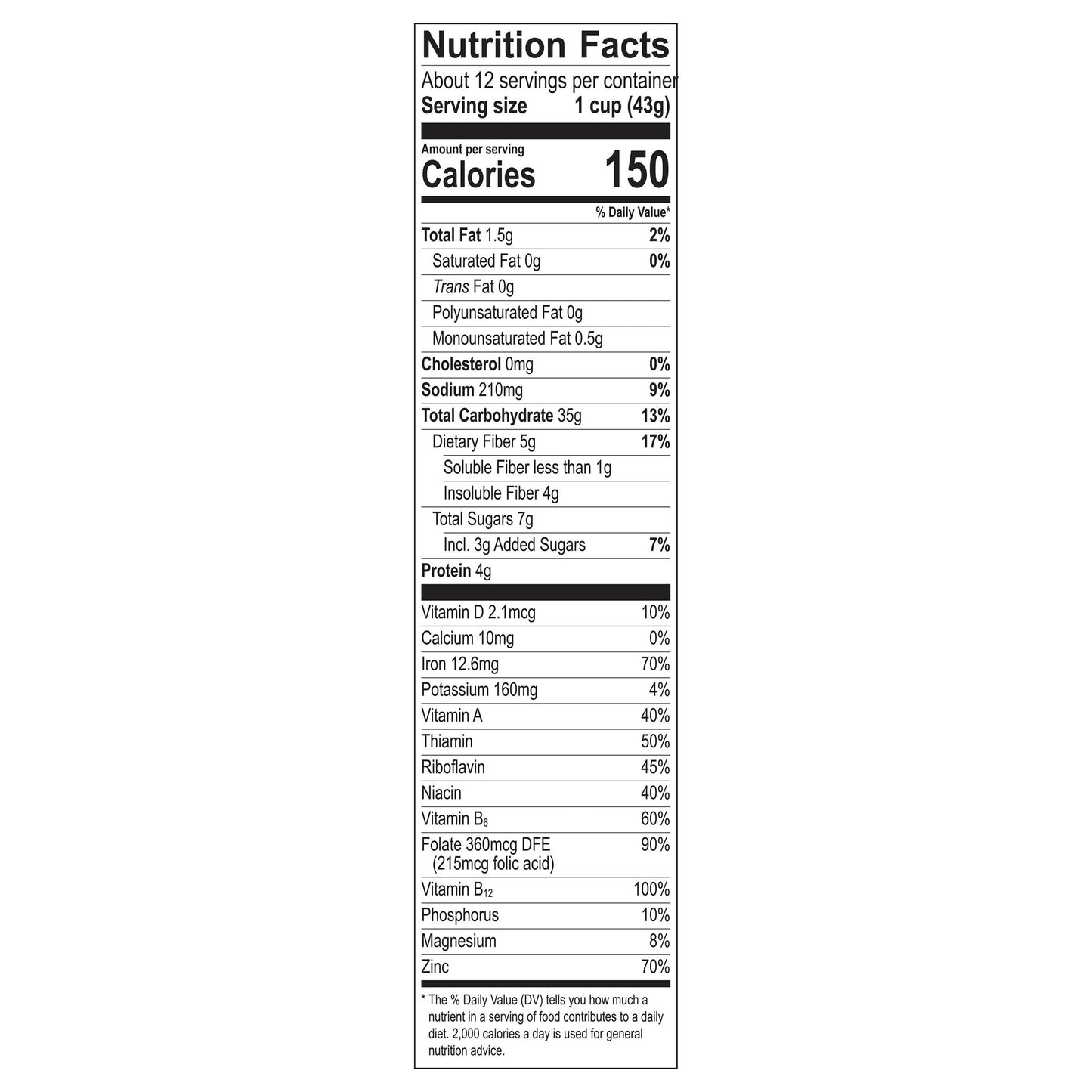 1/18 POST GRAPE NUT FLAKES