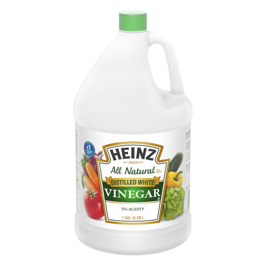 Heinz All Natural Distilled White Vinegar with 5% Acidity, 1 gal Jug