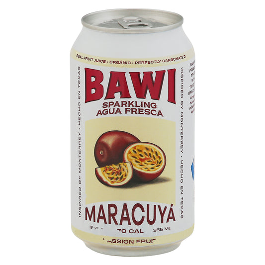Bawi Sparkling Passion Fruit Agua Fresca 12 fl oz