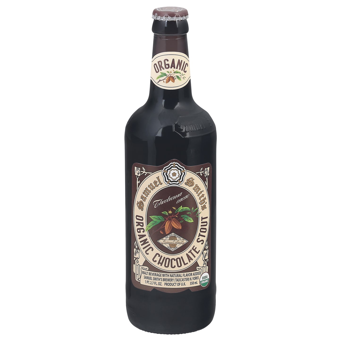 Samuel Smith's Organic Chocolate Stout Beer 18.7 fl oz Bottle