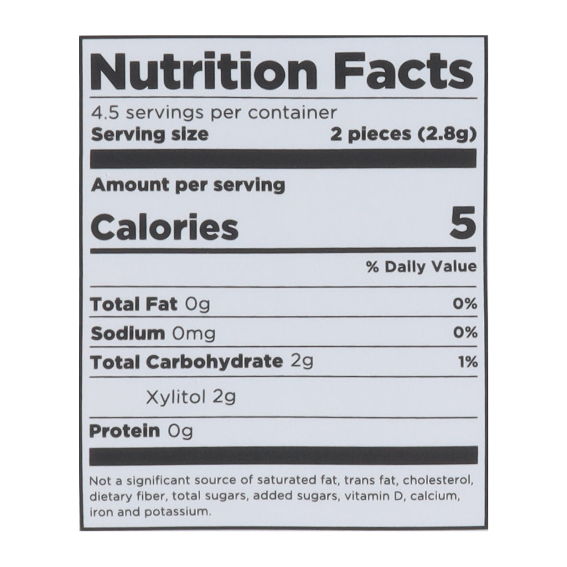 Pur Aspartame Free Sugar-Free Bubblegum Gum 9 Pieces