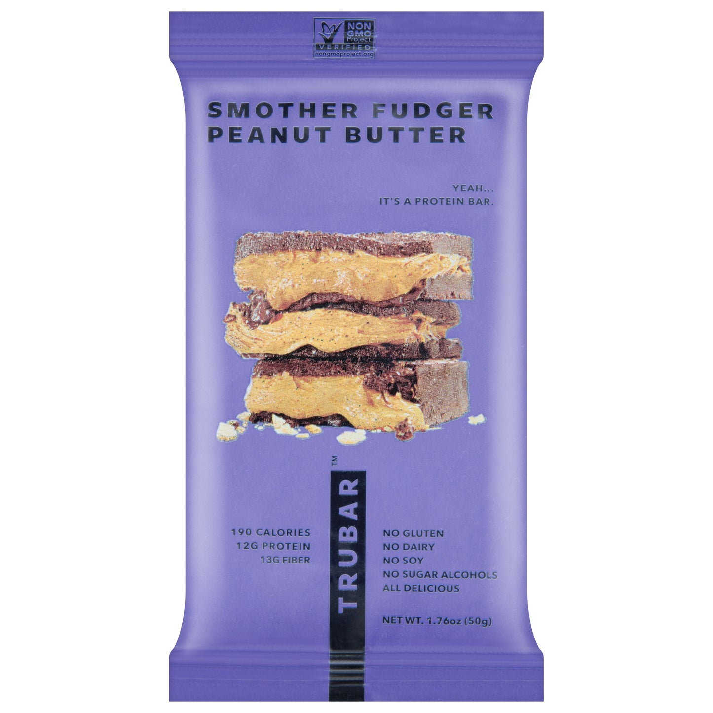 TruBar Smother Fudger Peanut Butter Protein Bar 1.76 oz