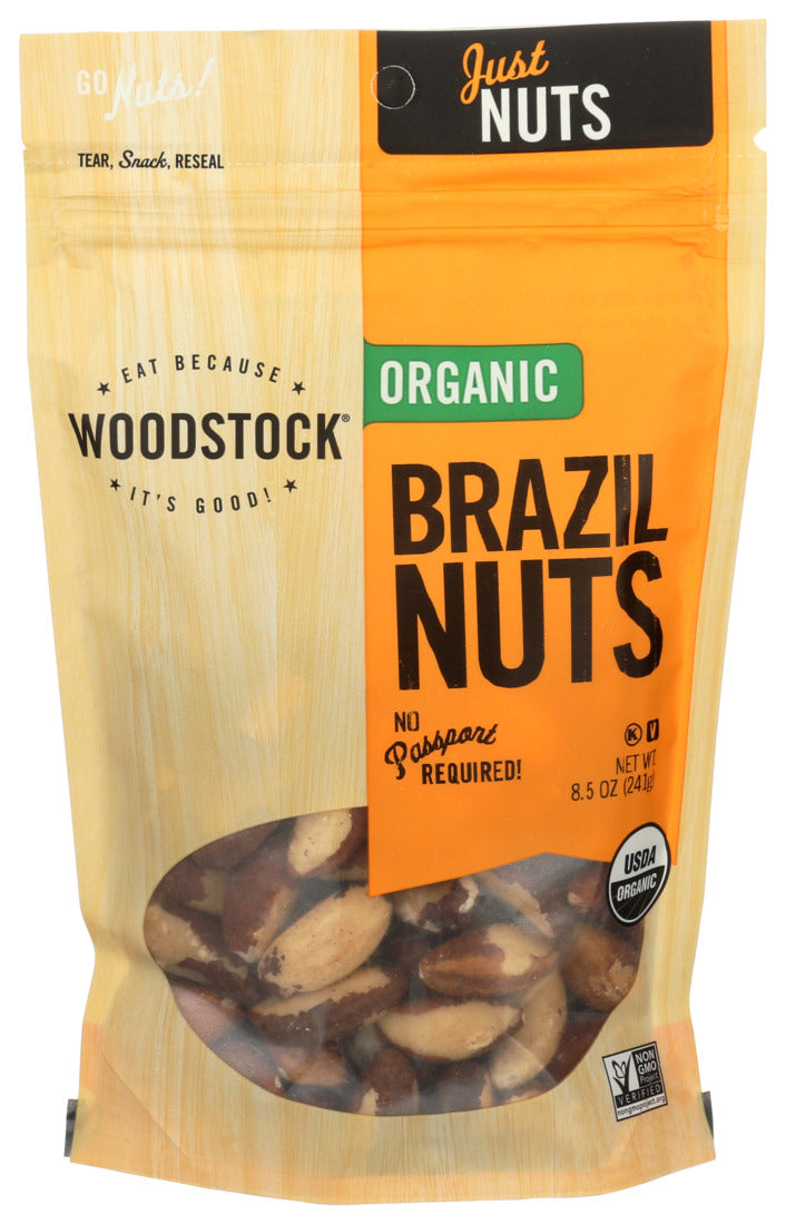 Woodstock Foods, Organic Brazil Nuts, 8.5 Oz