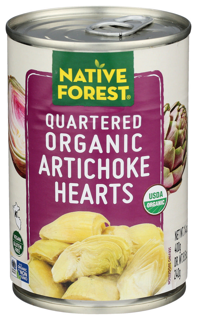 Native Forest, Quartered Artichoke Hearts Organic, 14 Oz