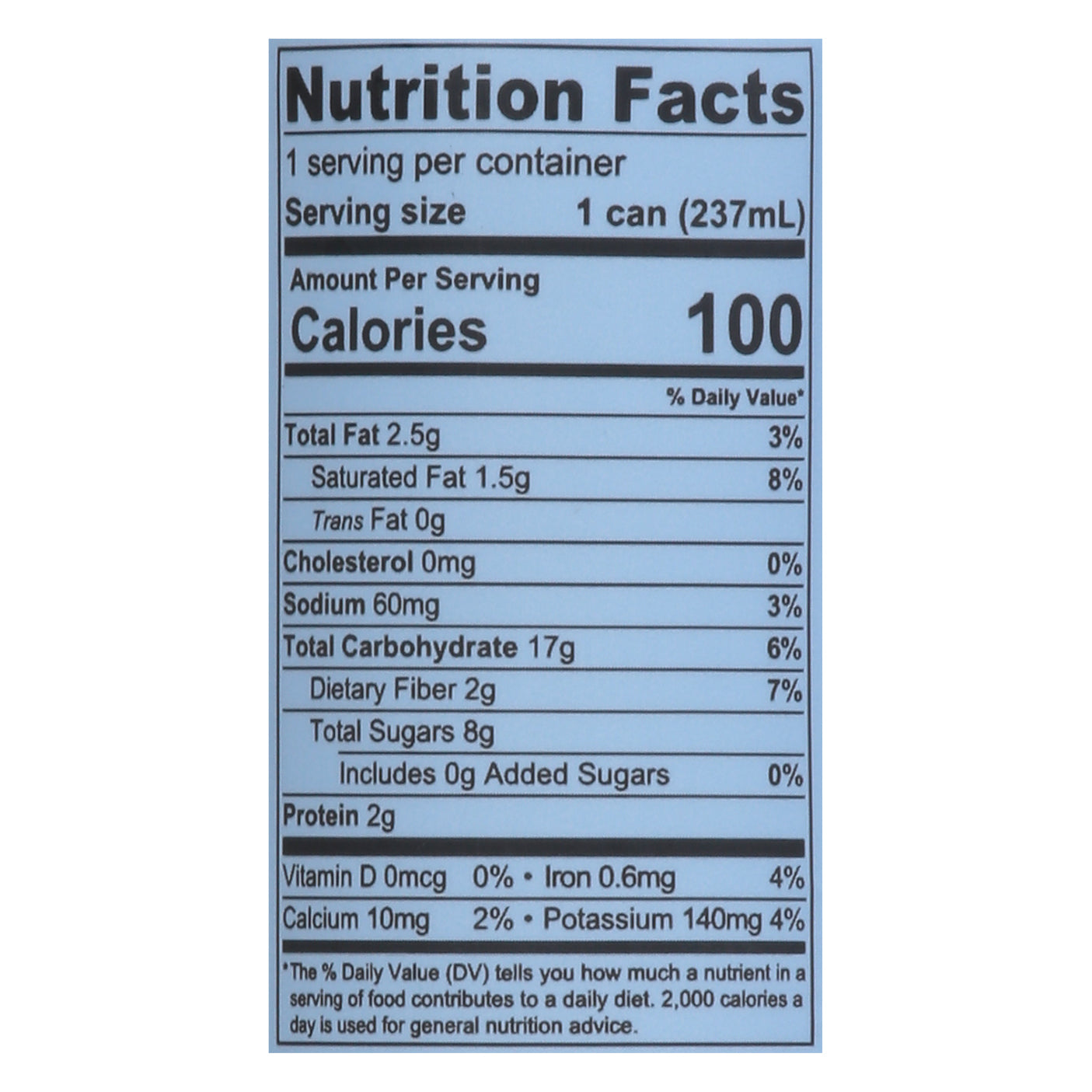 Pop & Bottle +Coffee Berry Classic Oat Milk Latte 8 fl oz Can