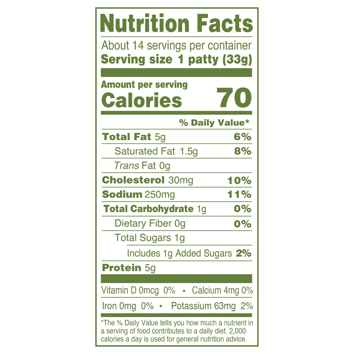 Applegate Natural Chicken & Sage Breakfast Sausage Patties, 16oz (Frozen)