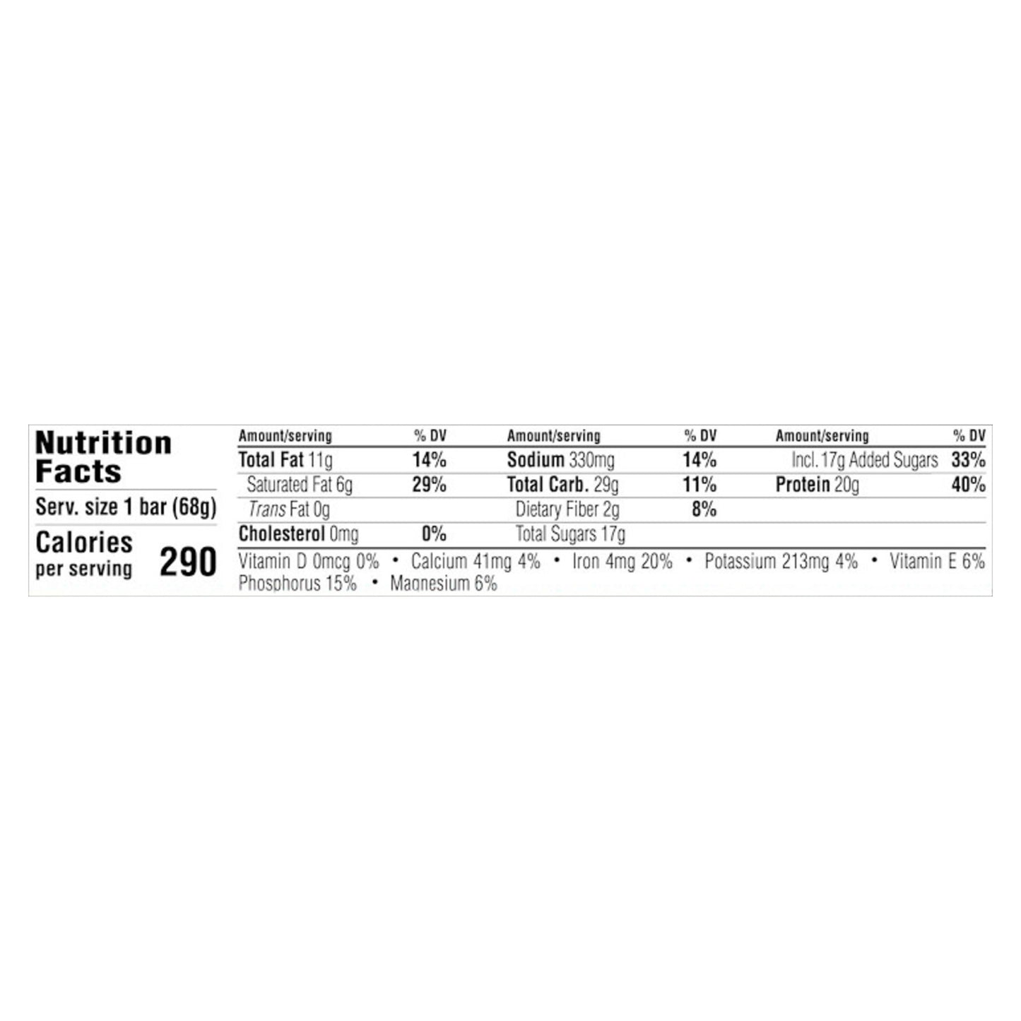 CLIF Builders - Chocolate Peanut Butter - Protein Bar - 2.4 oz.