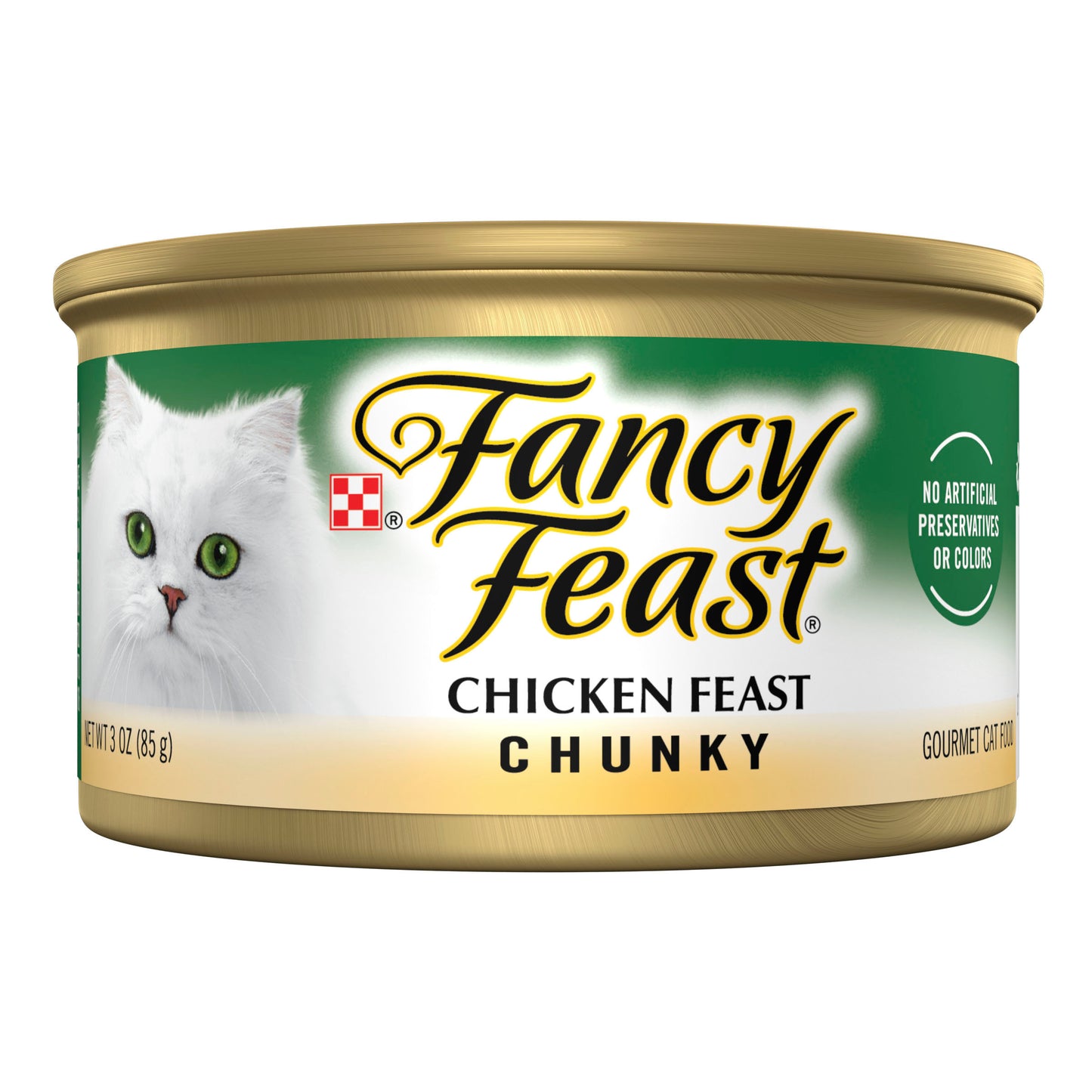 Purina Fancy Feast Chunky Chicken Feast Wet Cat Food - 3 oz. Can