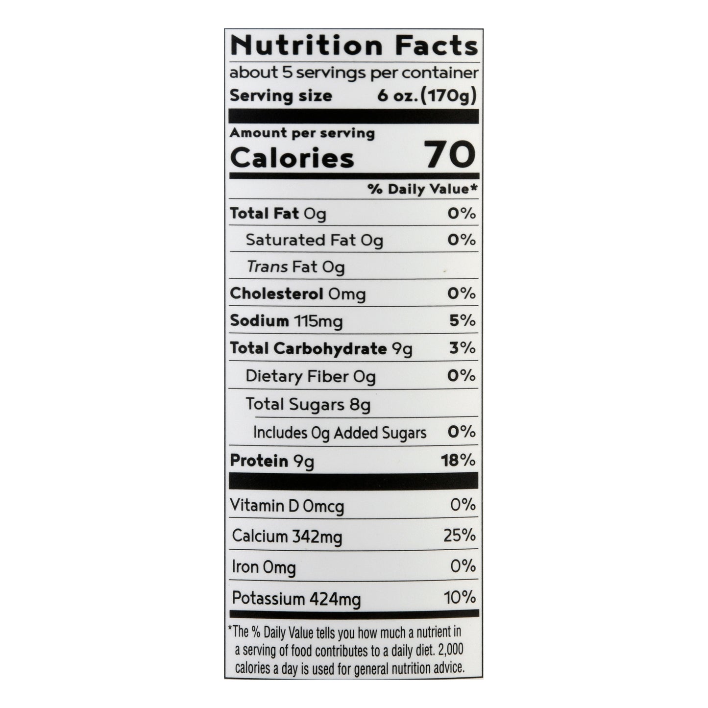 Nancys Probiotic Organic Nonfat Plain Yogurt 32 oz