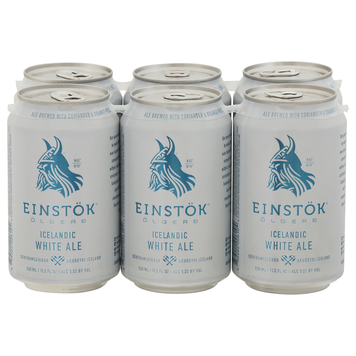 Einstok Olgerd White Ale Icelandic Beer 6 - 11.2 fl oz Cans