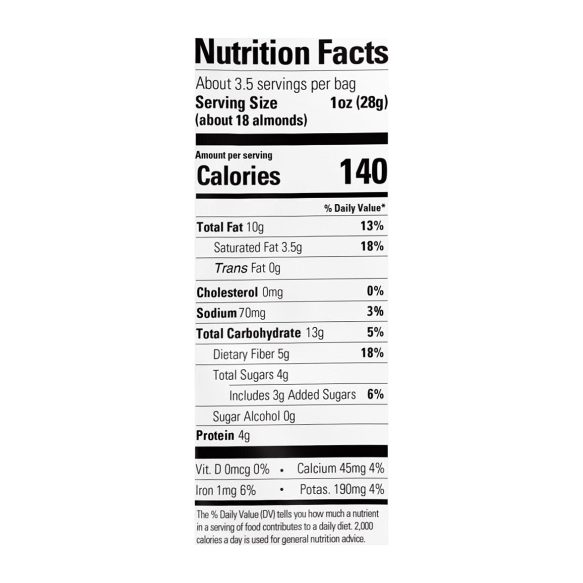 SkinnyDipped Dark Chocolate Cocoa Almonds 3.5oz