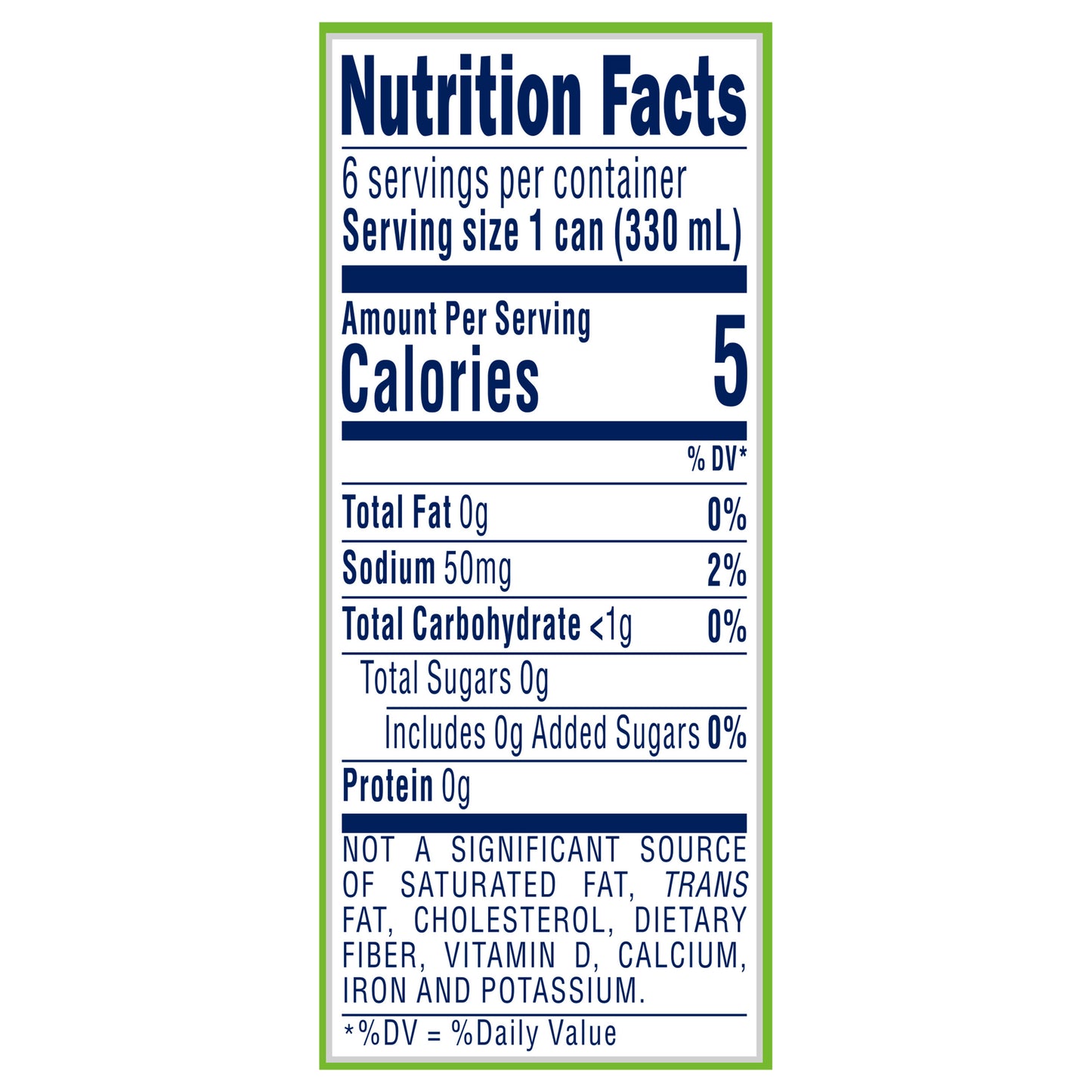 Sanpellegrino CIAO! Lime Sparkling Water, Low-Cal, 0g Added Sugar, 6-Pack