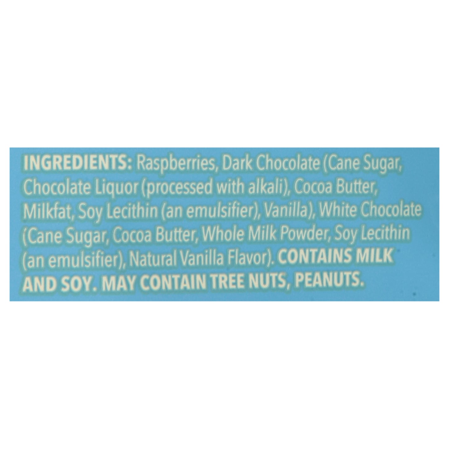 Tru Fru Dark Chocolate Nature's Raspberries 8 oz