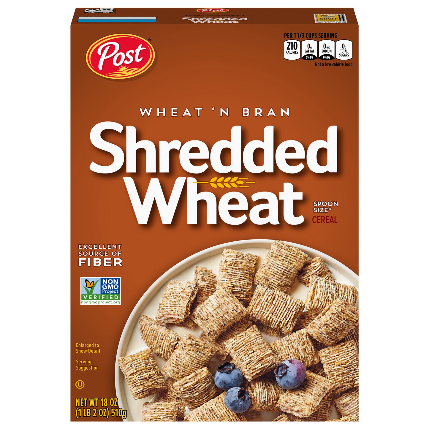 Shredded Wheat Wheat 'N Bran Cereal Spoon Size 18 oz