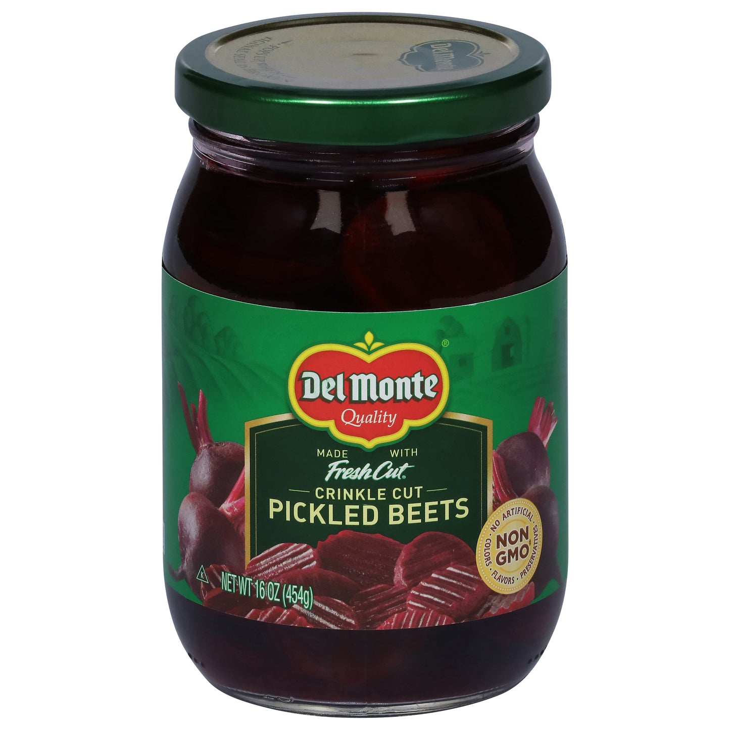Del Monte Crinkle Cut Pickled Beets 16 oz