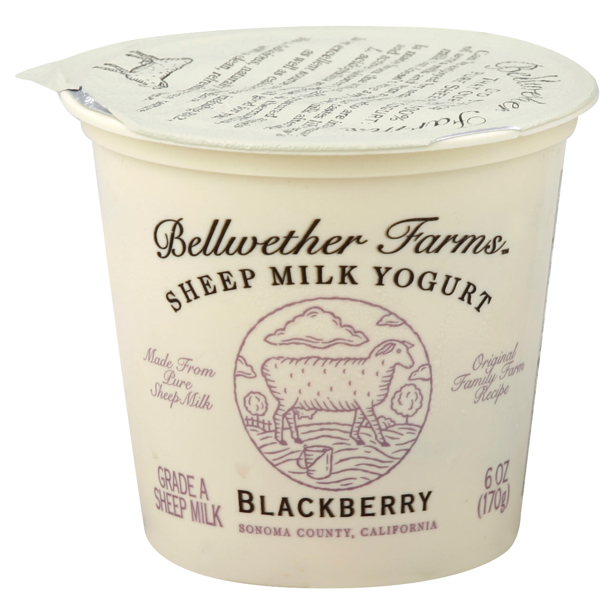 Bellwether Farms Yogurt 6 oz - Blackberry