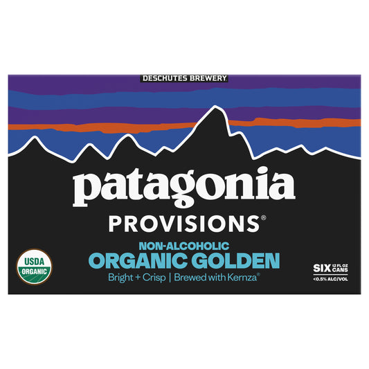 Deschutes Brewery Patagonia Provisions, Non-Alcoholic Organic Golden, Craft Beer, 0.5%ABV
