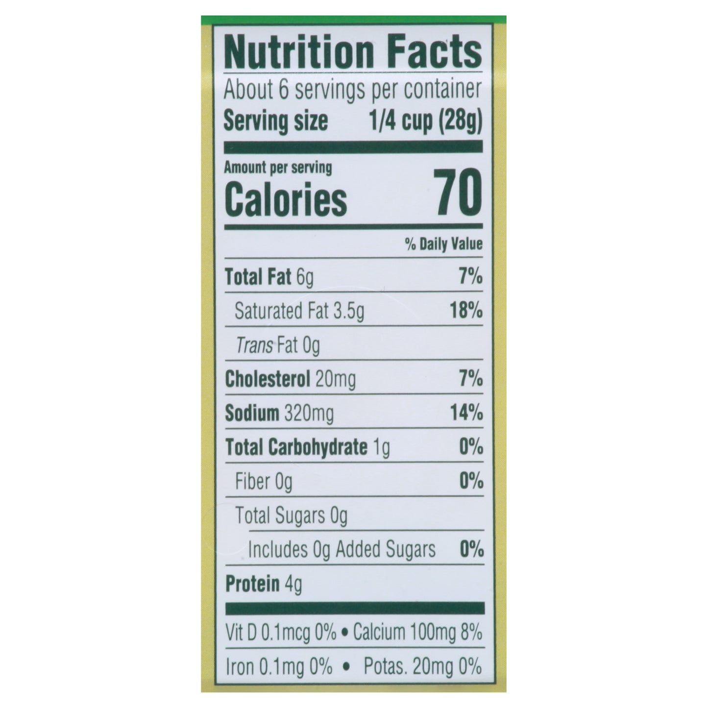 Athenos Crumbled Feta Traditional Cheese 6 oz