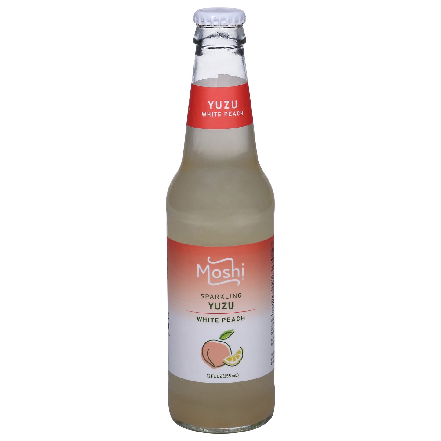 Moshi Sparkling White Peach Yuzu 12 fl oz