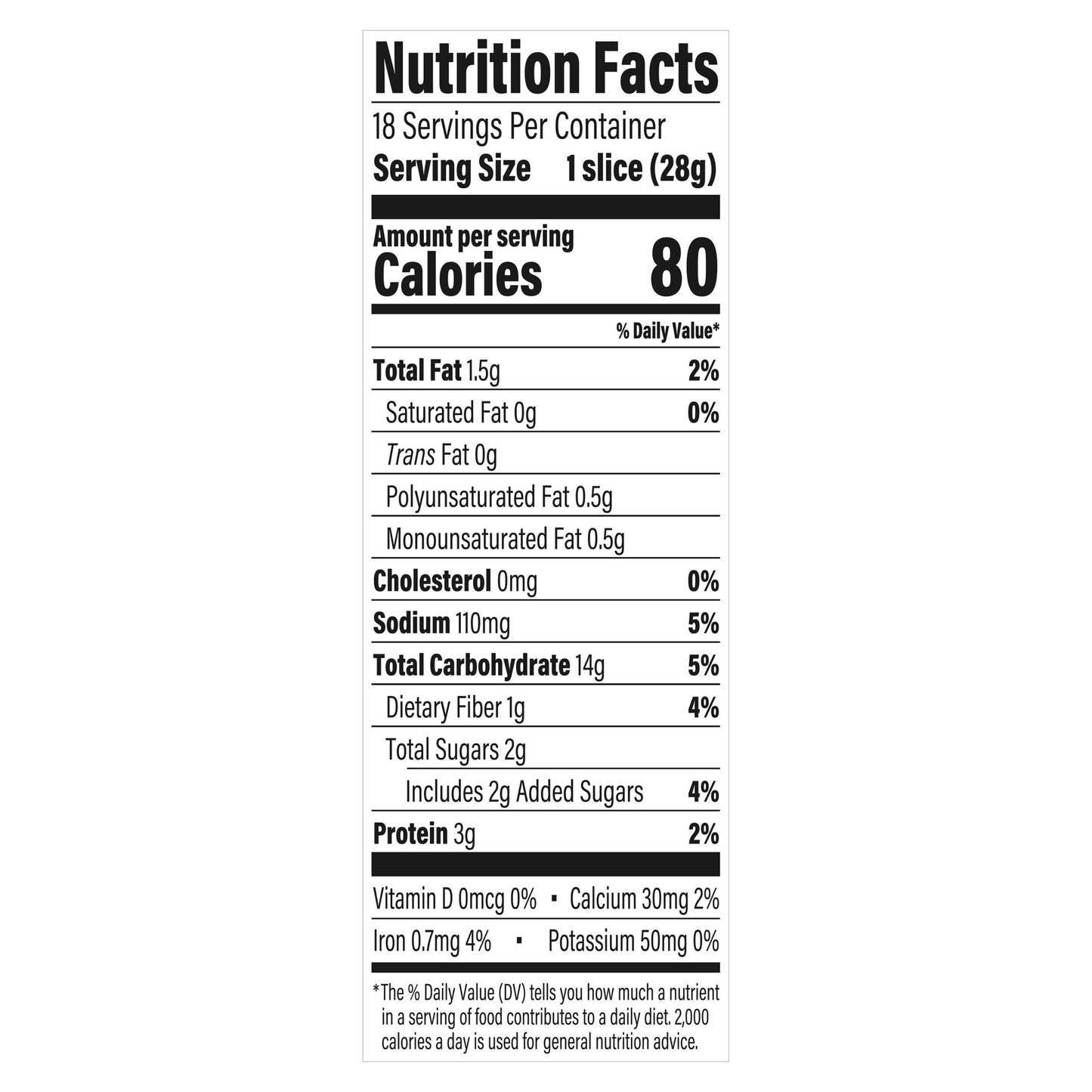 Oroweat Whole Grains Oatnut Bread, Small Slice, 18 oz