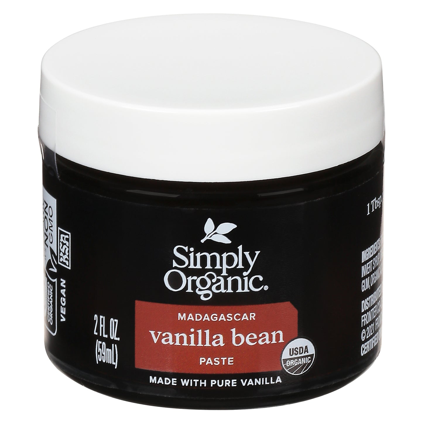 Simply Organic Madagascar Vanilla Bean Paste 2 fl oz