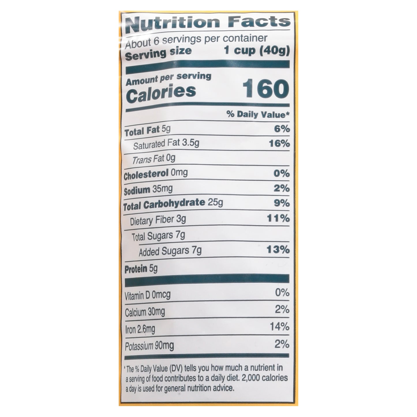 Seven Sundays Oat Protein Honey Cereal 8 oz
